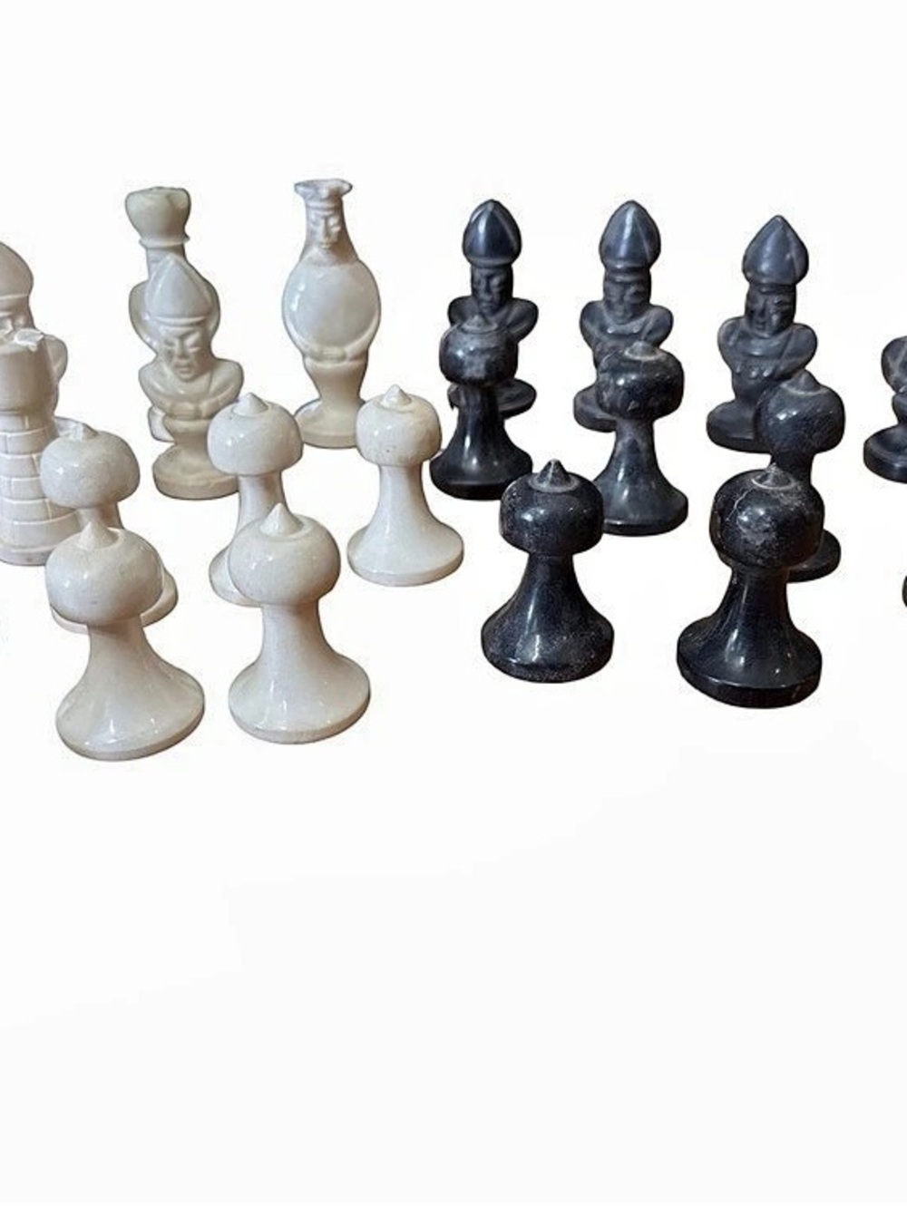 Vintage Assorted Lot Of Chess Pieces Made In Italy Retro Miscellaneous